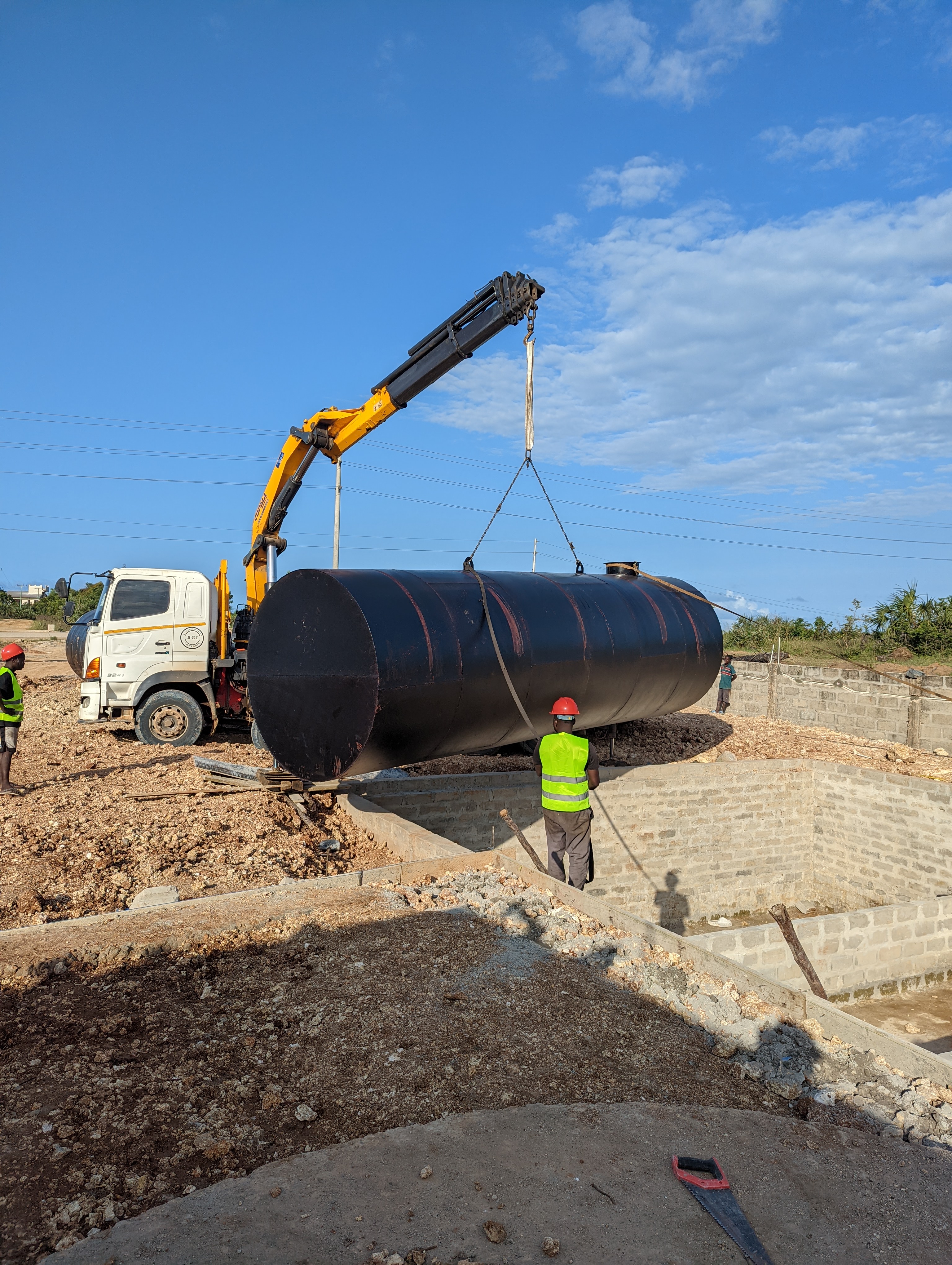 TANK INSTALLATION