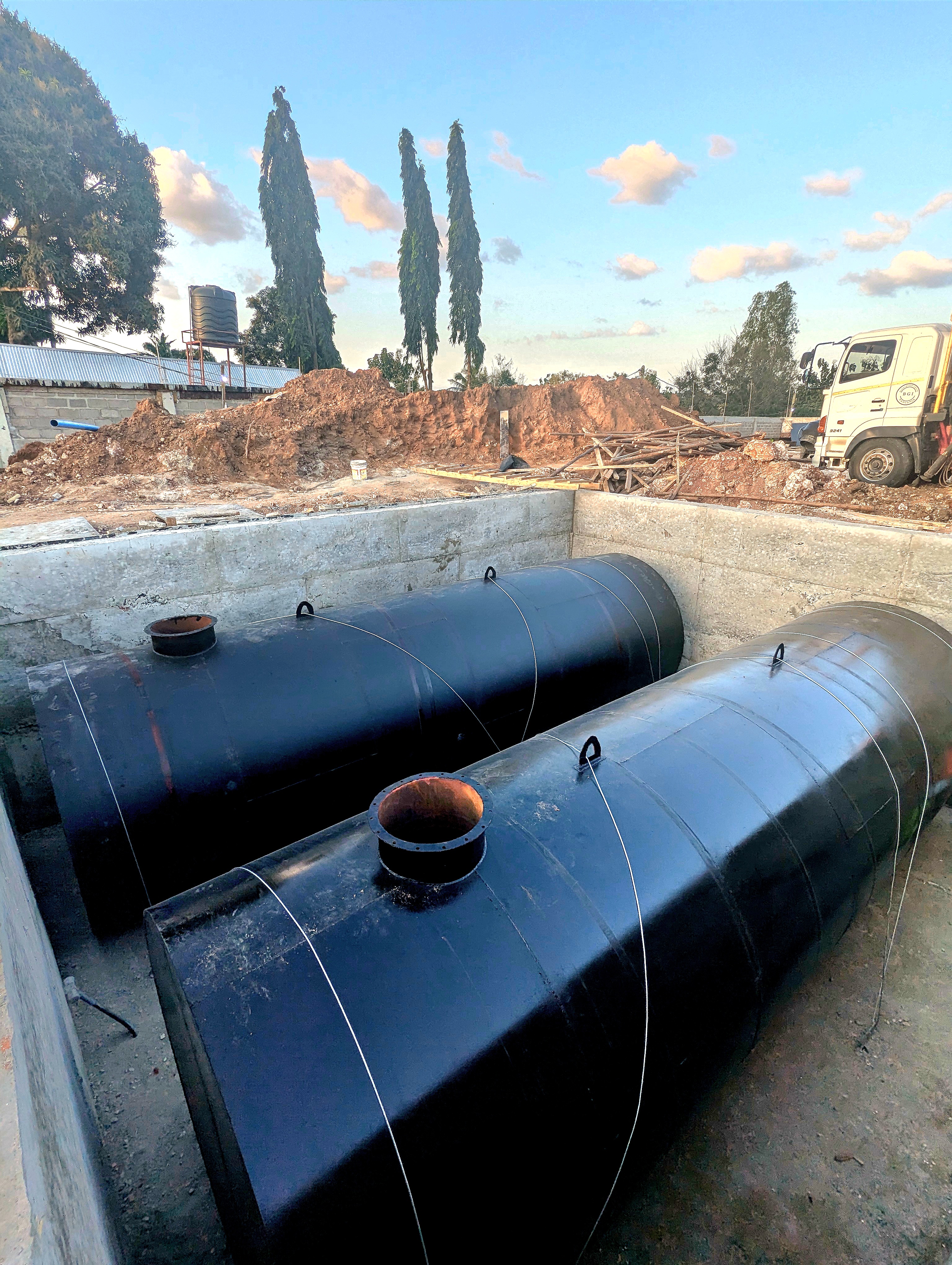 TANK INSTALLATION
